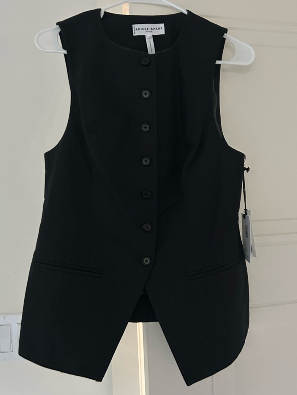 NWT Apiece Apart Black Vest